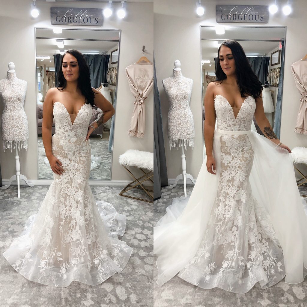 wedding dress accessories overskirt