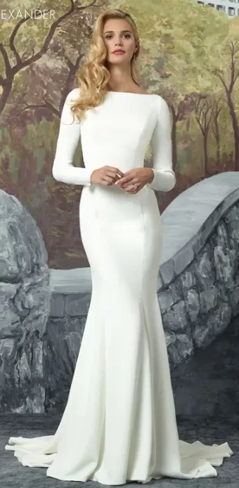 Justin Alexander 8936 #0 default Ivory/Silver/Nude thumbnail