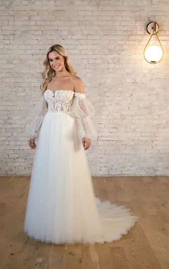 Stella York Plus Size 7573 #0 default Ivory/Ivory thumbnail