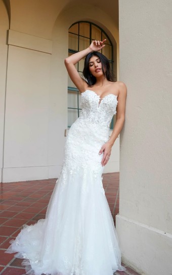 Stella York Plus Size 7924 #0 Ivory/Biscotti thumbnail