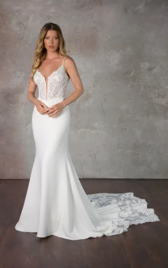 Essense of Australia Plus Size D4181 #2 Ivory thumbnail