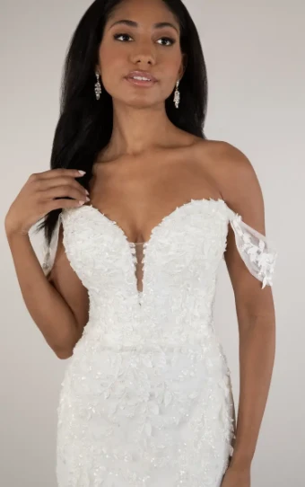 Essense of Australia Plus Size D3992 #11 Ivory/Ivory thumbnail