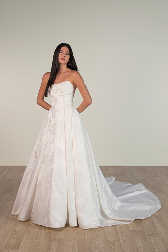 Stella York Plus Size SY8084 #0 Pure Ivory Jacquard thumbnail