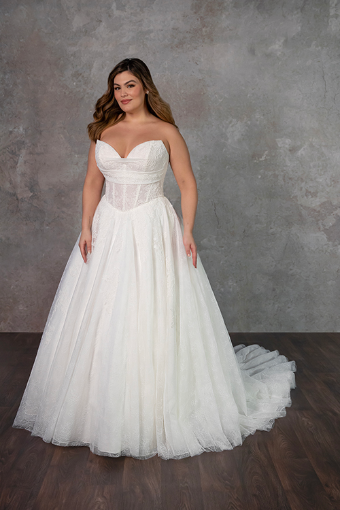 Essense of Australia Plus Size D4270 #4 Ivory thumbnail