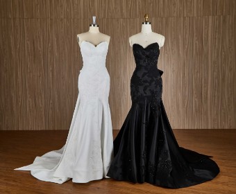 Harper Blue Connie #0 default Ivory Lace/Matte Satin thumbnail