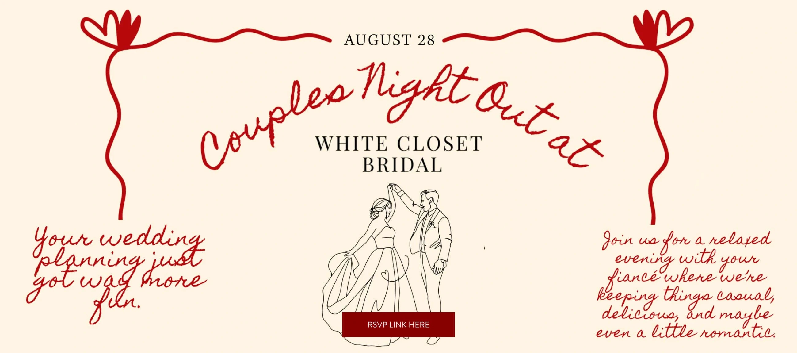 Couple's Night Out desktop banner