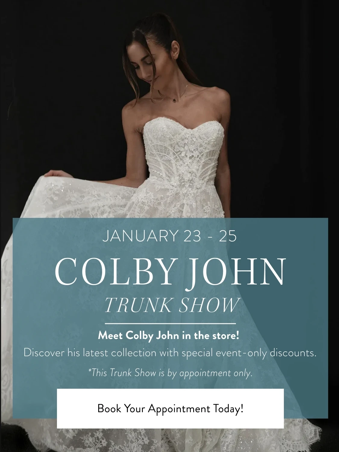 Colby John Trunk Show Mobile Banner