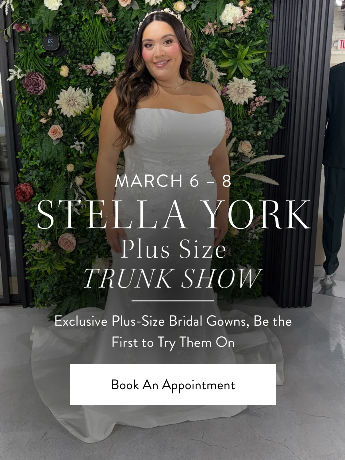 Stella York Plus Size Trunk Show Mobile Banner