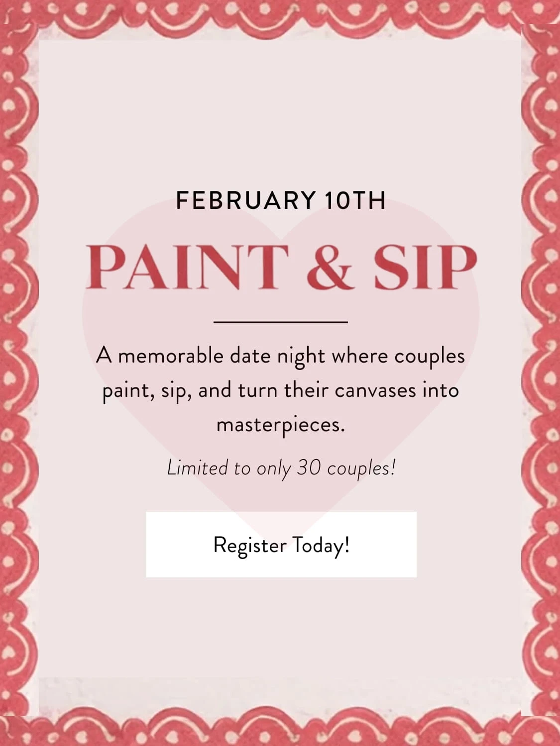 Paint and Sip Banner Mobile