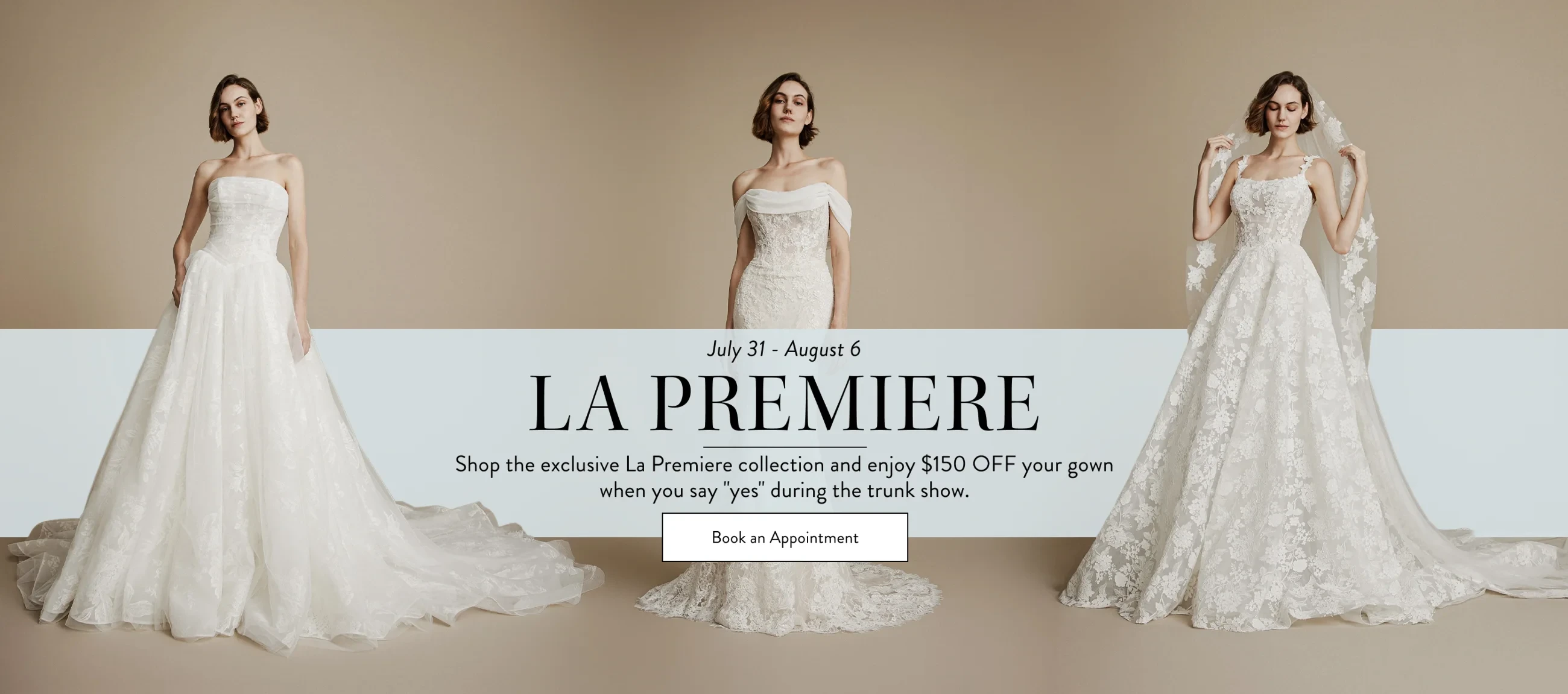 La Premiere Trunk Show Banner