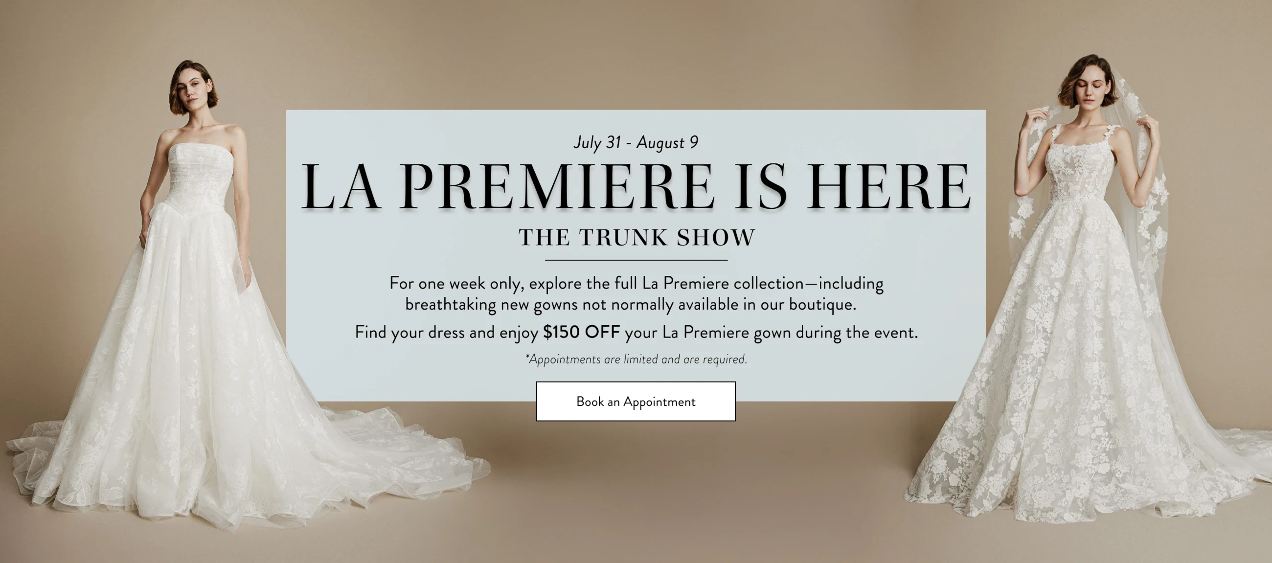 La Premiere Trunk Show Banner