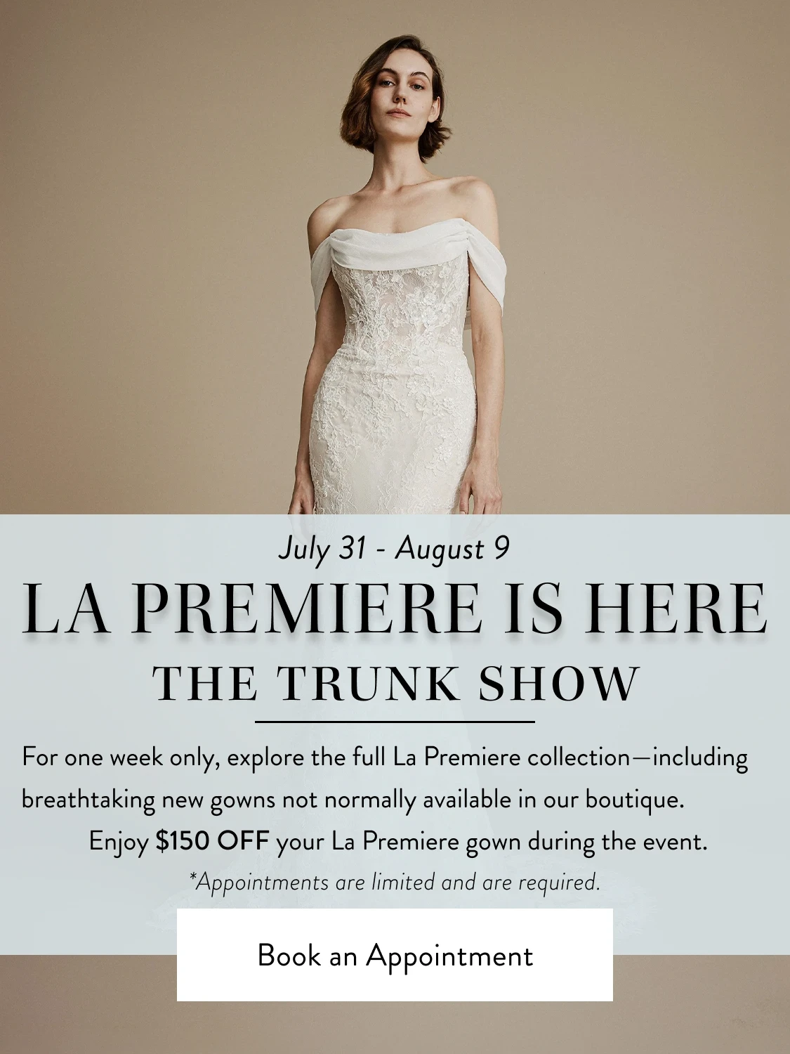 La Premiere Trunk Show Banner